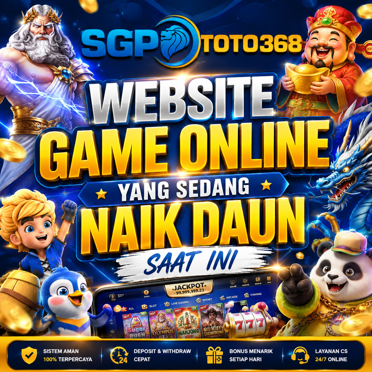 SGPTOTO368: Website Game Online Yang Sedang Naik Daun Saat Ini